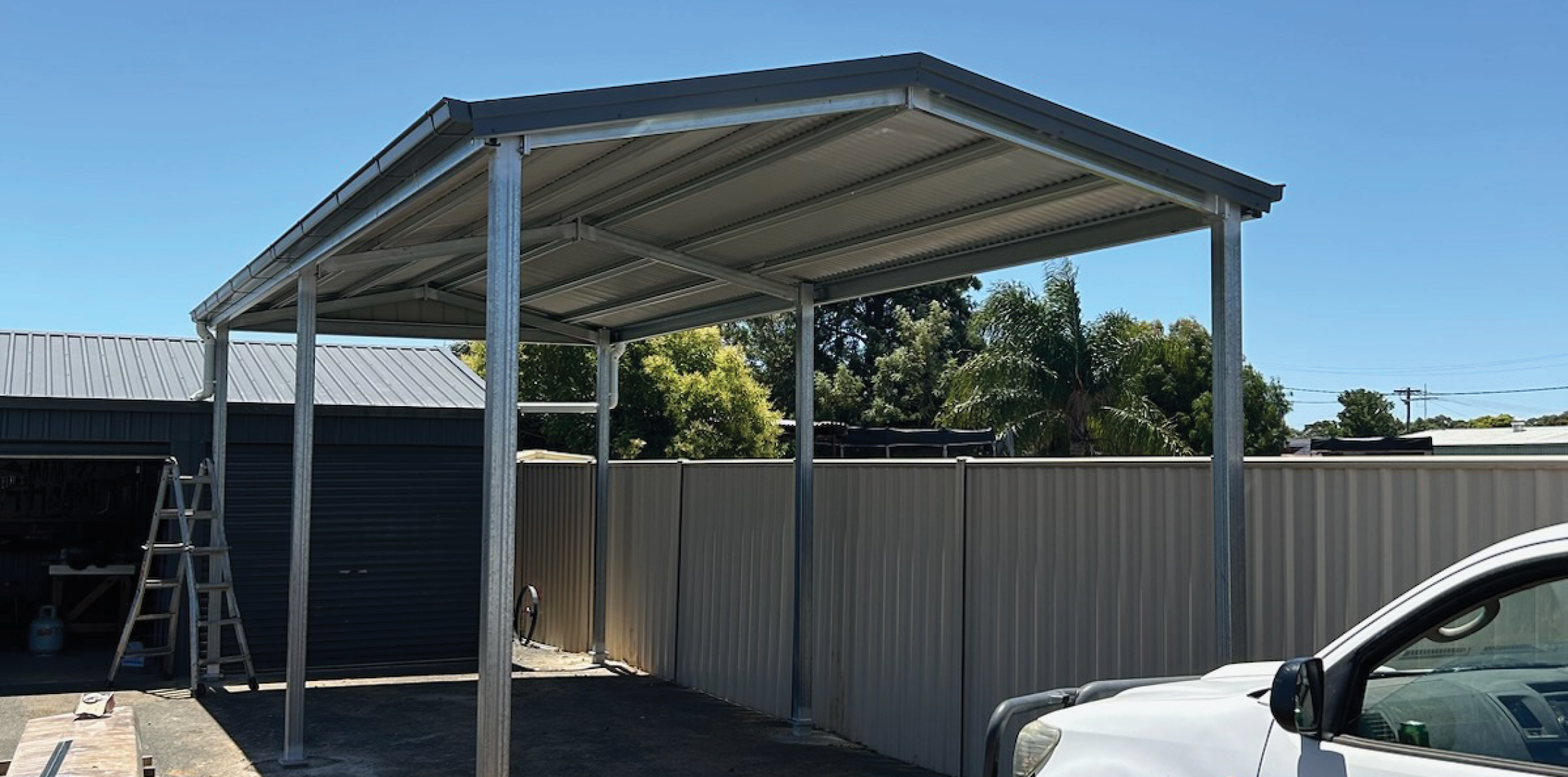 PREMIUM Carport & Stratco Patio - All Sheds